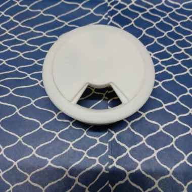 Tutup lubang kabel / Grommet meja putih / Lubang kabel putih -