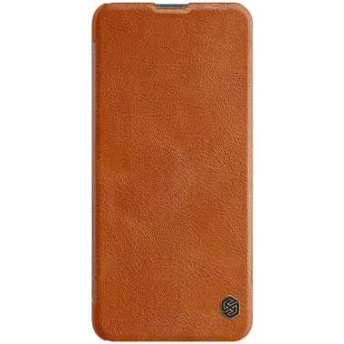 Nillkin Casing Qin Leather Hard Flip Case Xiaomi Mi 10T 5G / Mi 10T Pro 5G / Redmi K30S - Brown -