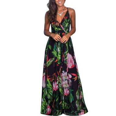 Harga Backless Dress Summer Beach 