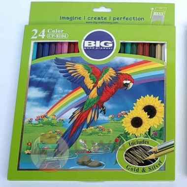 PENSIL WARNA 24 BIG HIJAU MUDA