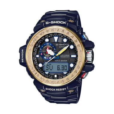 Casio G-Shock Gulfmaster Jam Tangan Pria GWN-1000F-2ADR Blue