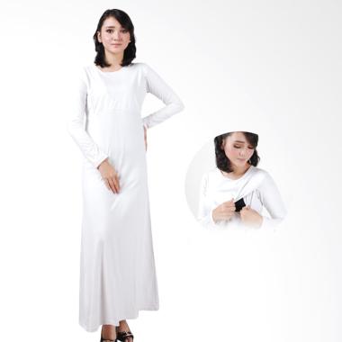 Mamalooks Gamis Manset Menyusui - Putih