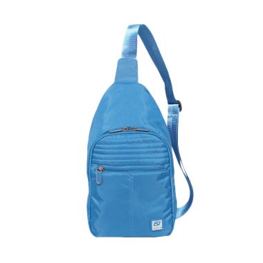 Navy Club 5552 Tas Selempang Travel - Biru Muda Blue