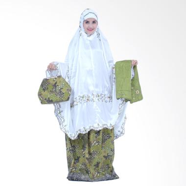 Mukena Yumna Behel Batik Galunggung Ijo