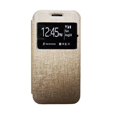 Zagbox Flip Cover Casing for Iphone 7 5,5 Inch - Gold