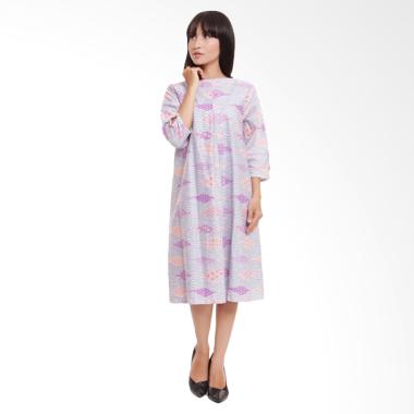 Coeval Adele Dress Batik Wanita - Grey