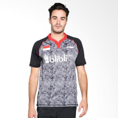 Li Ning Unisex Jersey Sudirman Cup Kaos Olahraga – Black