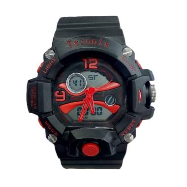 Tetonis TS-56 Sport Jam Tangan Pria - Black Red
