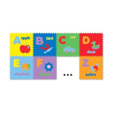 Puzzle Evamats Gambar Abjad Mainan Anak Edukasi Multicolor