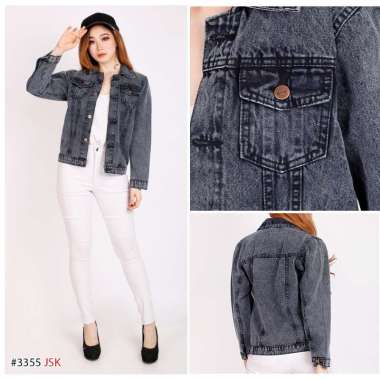 Jual Jacket Jeans Snow Black Original 