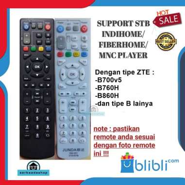 Remote JUNDA RM-001 Remote STB Indihome Laris Murah Multifungsi