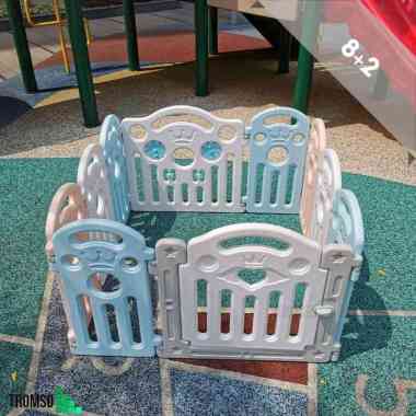 Tromso ~ Children Fence / Safety Gate / Pagar Anak Warna Warni Size (Type A) 16+2