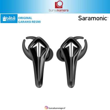 BKP Saramonic SR-BH60 / BH 60 True Wireless Gaming Earbuds Original Garansi 1 Tahun Black