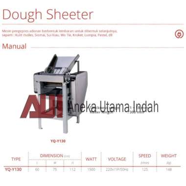 GETRA YQ-Y130 Manual Dough Sheeter / Mesin Pengepress Adonan Manual