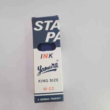 Tinta Stempel / Stamp Pad Ink Yamura / Tinta Stamp pad yamura / 50 cc Biru