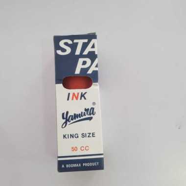 Tinta Stempel / Stamp Pad Ink Yamura / Tinta Stamp pad yamura / 50 cc Merah