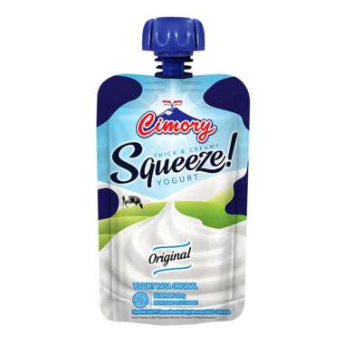 Promo Harga Cimory Squeeze Yogurt Original 120 gr - Blibli