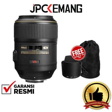 JPC KEMANG Nikon AF-S VR Micro-NIKKOR 105mm f/2.8G IF-ED Black / Lensa Nikon AF-S VR Micro-NIKKOR 10