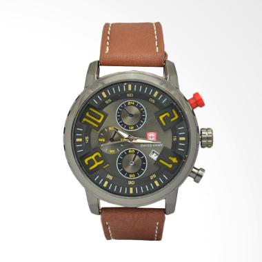 Swiss Army Fashion Jam Tangan Pria - Brown [SA4236MBRYL]