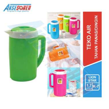 Thermo Water Jug Lion Star [1.7 L] / Teko Termos Tempat Air Minum Tahan Panas Dingin Hijau