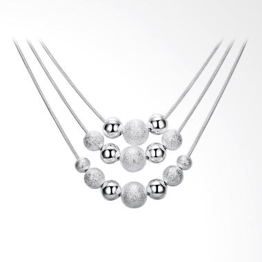 SOXY LKNSPCN020 Brand Fashion Three ... Necklace Wanita - Silver