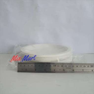 Piring Plastik BSM Sedang 13 cm / Piring sekali pakai isi 50