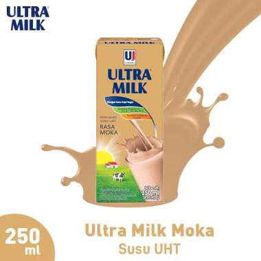 Promo Harga Ultra Milk Susu UHT Moka 250 ml - Blibli