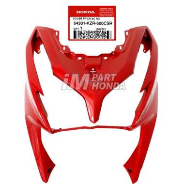 AHM 64301-KZR-600CSR Cover Front Tameng Lampu Depan Vario 125 Old 2012 - 2014 Merah