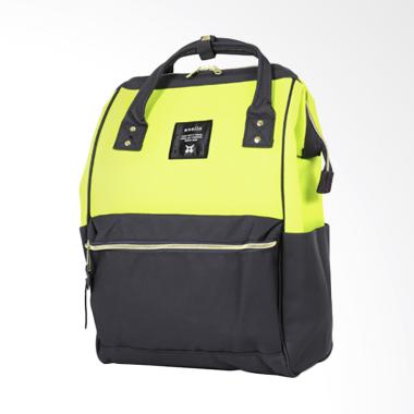 Anello AT-B0193A Polyester Tas Ransel Backpack - Yellow Dark Gray