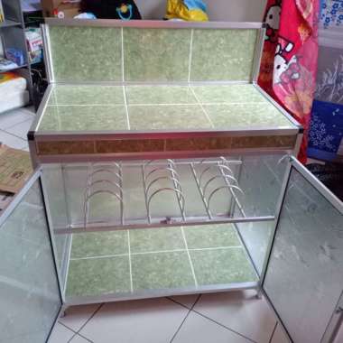 storemaja meja kompor 2 pintu rak kompor 2 pintu meja kompor murah meja kompor alumunium meja kompor