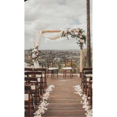 BACKDROP DECOR WEDDING RUSTIC 2X2 M