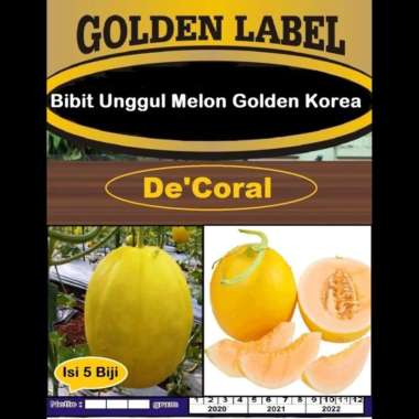 Bibit Unggul Melon Golden Korea | Benih Melon Golden Korea