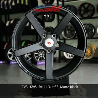 Vossen CV3 R18x8 ET38 Matte Black