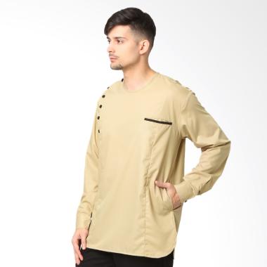 Zayidan Khalif Baju Gamis Pria - Cream