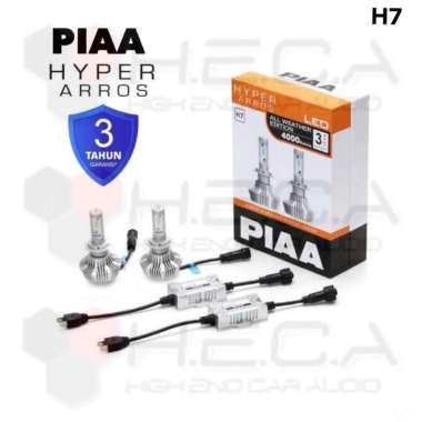 LED PIAA Hyper Arros H7 4000k Lampu Headlamp Mobil Bohlam utama