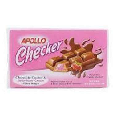 Apollo checker choco strawberry 24x18gr