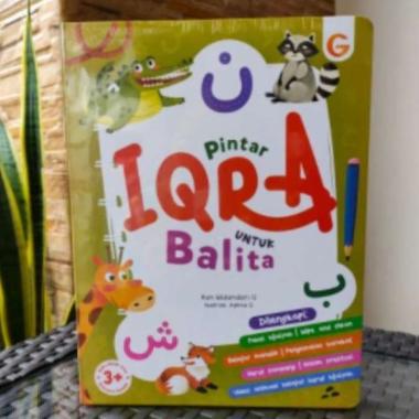 Buku IQRO Balita - Buku Anak BoardBook Pintar Iqro Untuk Balita