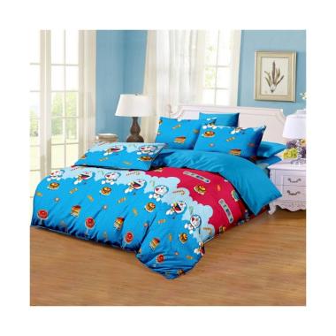 Rosewell Microtex Disperse Set Sprei dan Bed Cover - Doraemon New