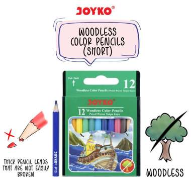 Color Pencil Pensil Warna Joyko CP-107 12 Warna