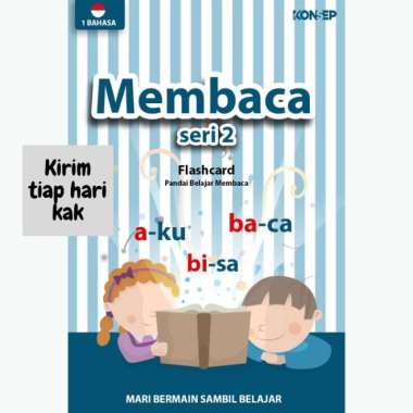 Mainan Edukasi Anak Perempuan 1 Tahun Flash CardBelajar Kata Seri 2