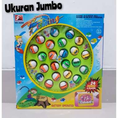 Mainan Pancing Ikan Ukuran Besar - Fishing Game Batre Anak Mancing