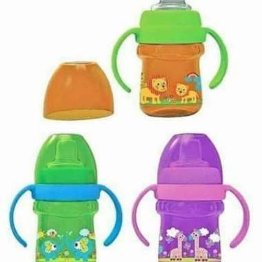 Baby Safe AP005 Training Cup Silicone Spout ada gagang - Hijau