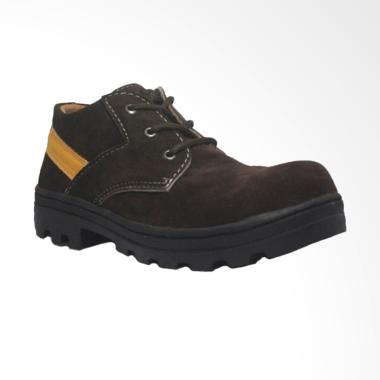 Cut Engineer Safety Boots Classic Sepatu Pria - Dark Brown