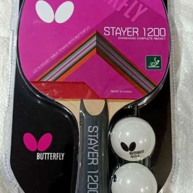 Bet / Bat Pingpong Tenis Meja Butterfly Stayer 1200 Original