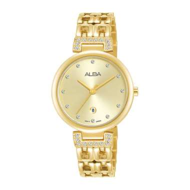 Alba Ladies Fashion AH.7U86-X1 Swarovski Original Jam Tangan Wanita