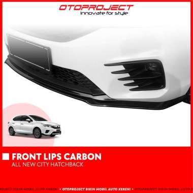 FRONT LIPS BUMPER ALL NEW CITY HATCHBACK Carbon