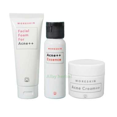 Moreskin Acne series Paket - Paket Acnes Lengkap - Paket Jerawat Cream Nasa - paket Penghilang Jeraw