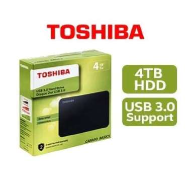 Toshiba Canvio Basic 4TB HD HDD Hardisk Harddisk Eksternal External Basic 4TB