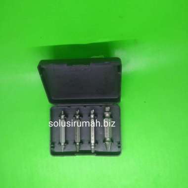 HANDTAP BALIK SCREW EXTRACTOR SPIRAL 4PCS AXL BAUT tap ULIR BALIK