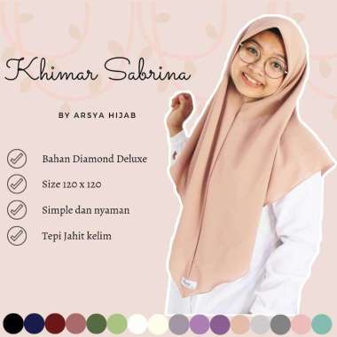 Jilbab Segiempat Hijab Segi Empat Kerudung Segi Empat - Instan, Diamond, Polos, Sabrina, Murah Musta